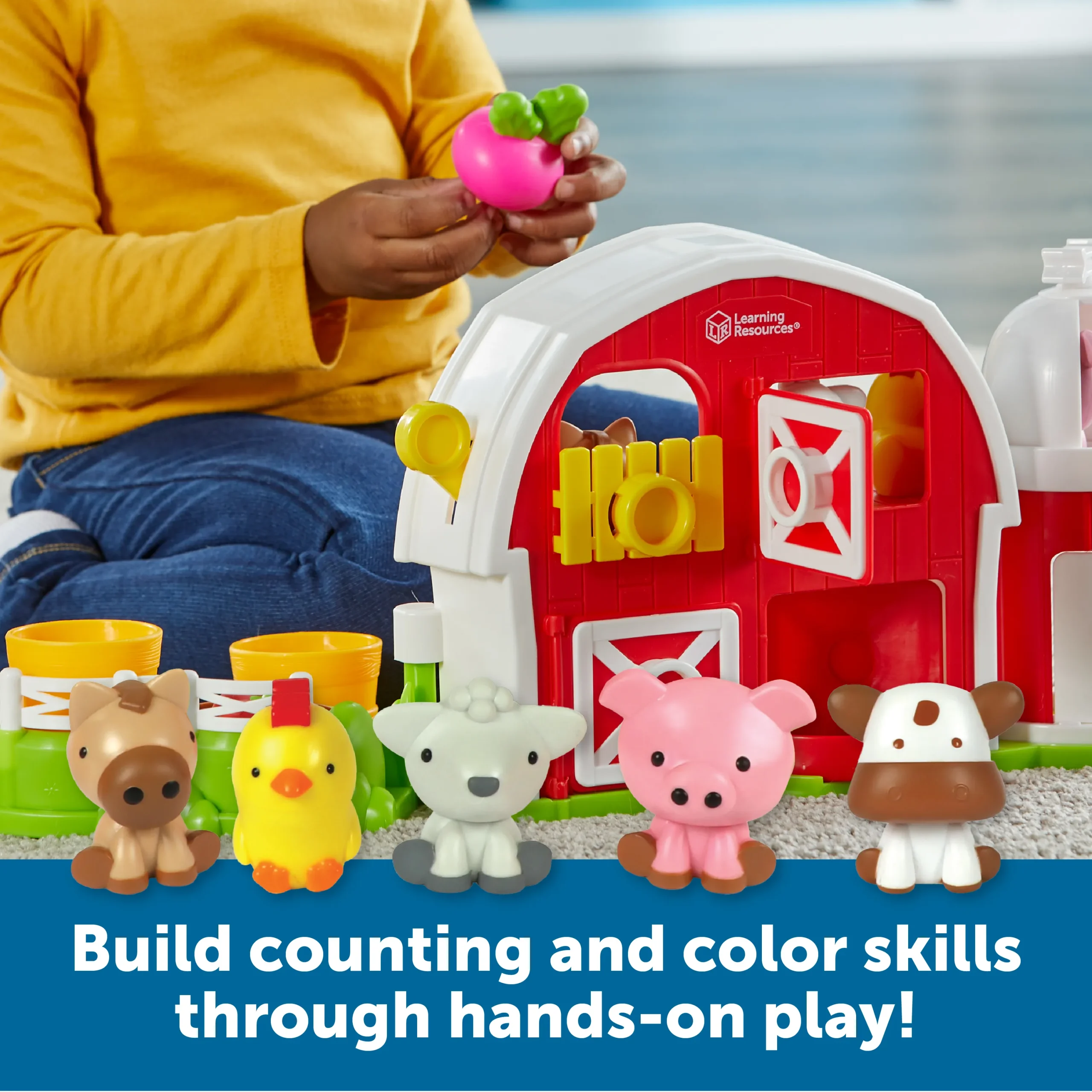 Learning Resources Puzzle Peeksville® Learning Barnyard Playset - Image 4