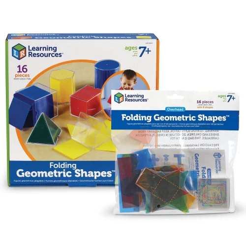Alternative view of Learning Resources Puzzle Folding Geometric Shapes™ & Transparent Folding Geometric Shapes™