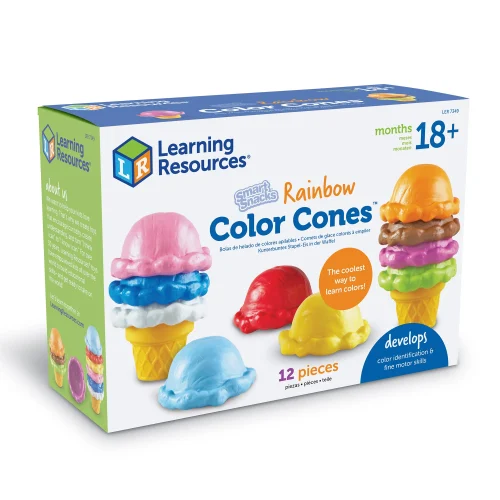 Alternative view of Learning Resources Puzzle Smart Snacks® Rainbow Color Cones