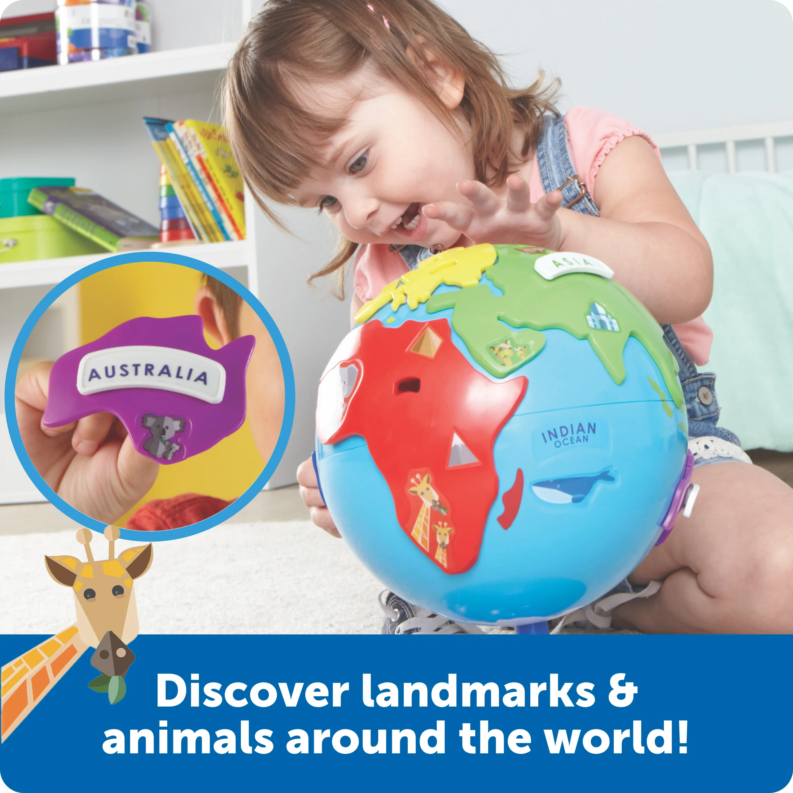 Learning Resources Puzzle Puzzle Globe - Image 4