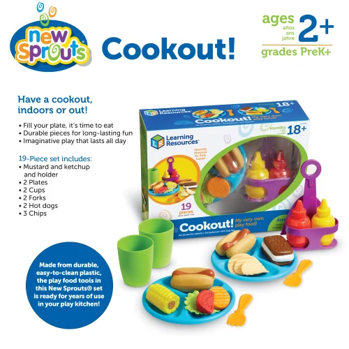 Alternative view of Learning Resources Puzzle New Sprouts® Cookout!