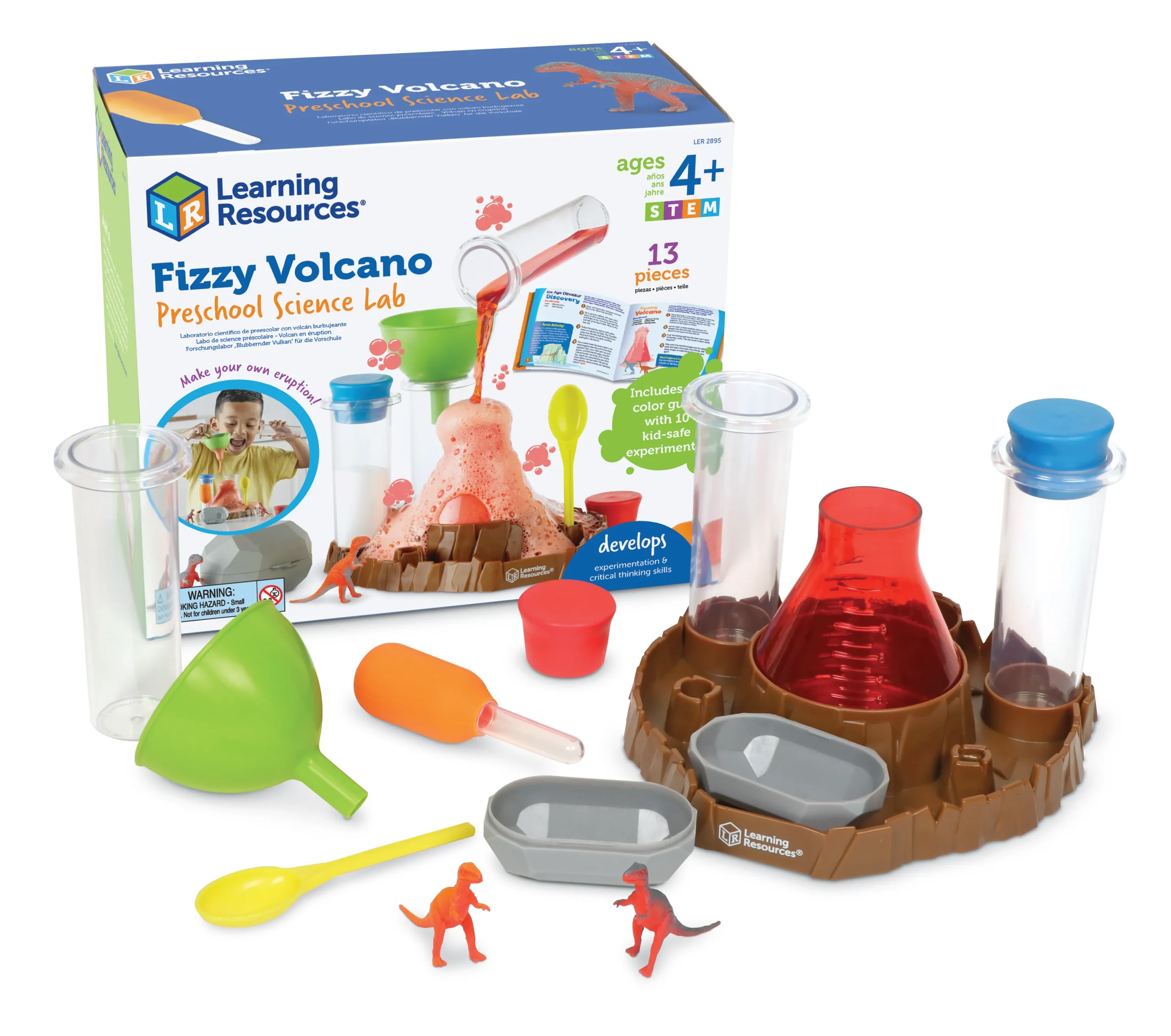 Learning Resources Puzzle Fizzy Volcano Preschool Science Lab