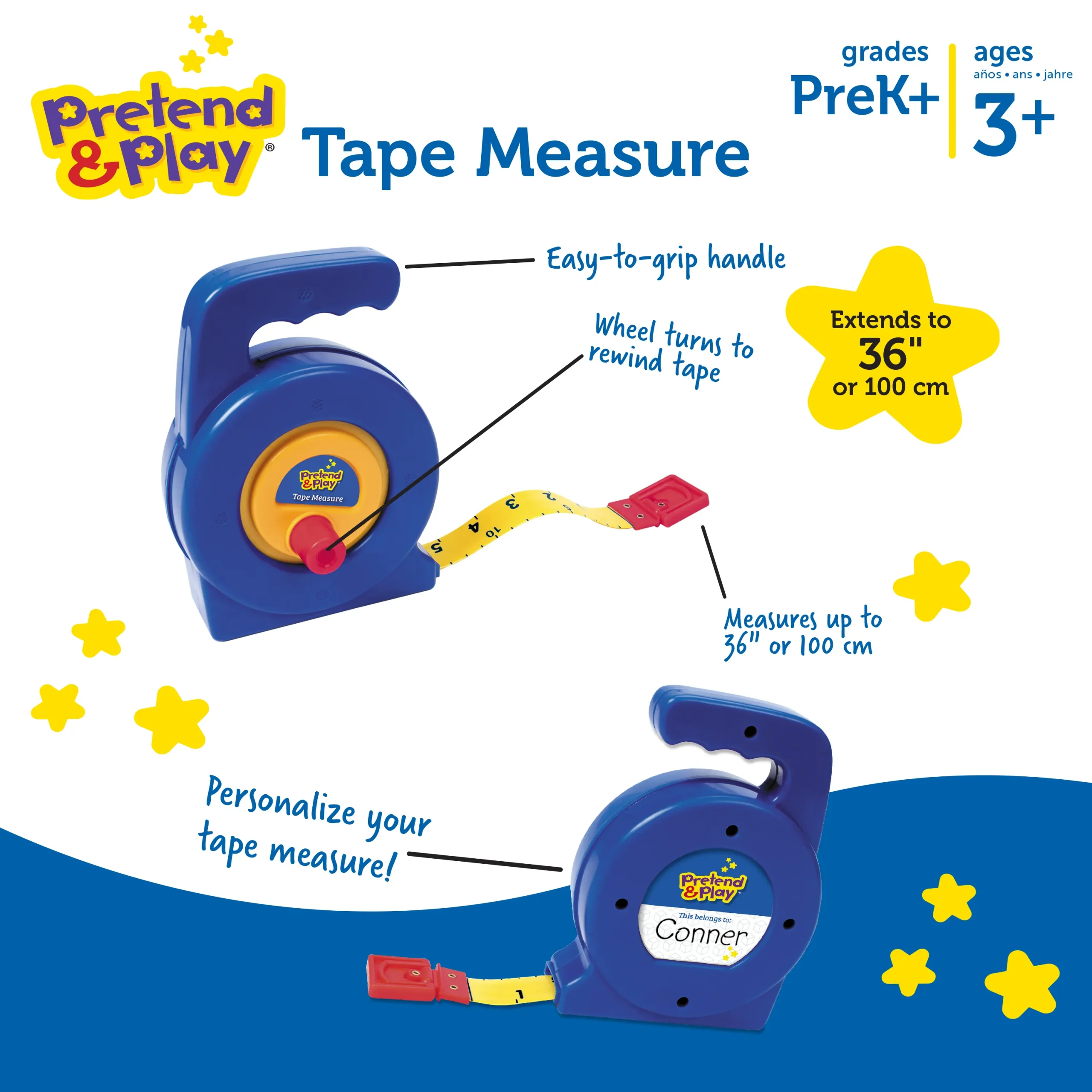 Learning Resources Puzzle Pretend & Play® Tape Measure - Image 2