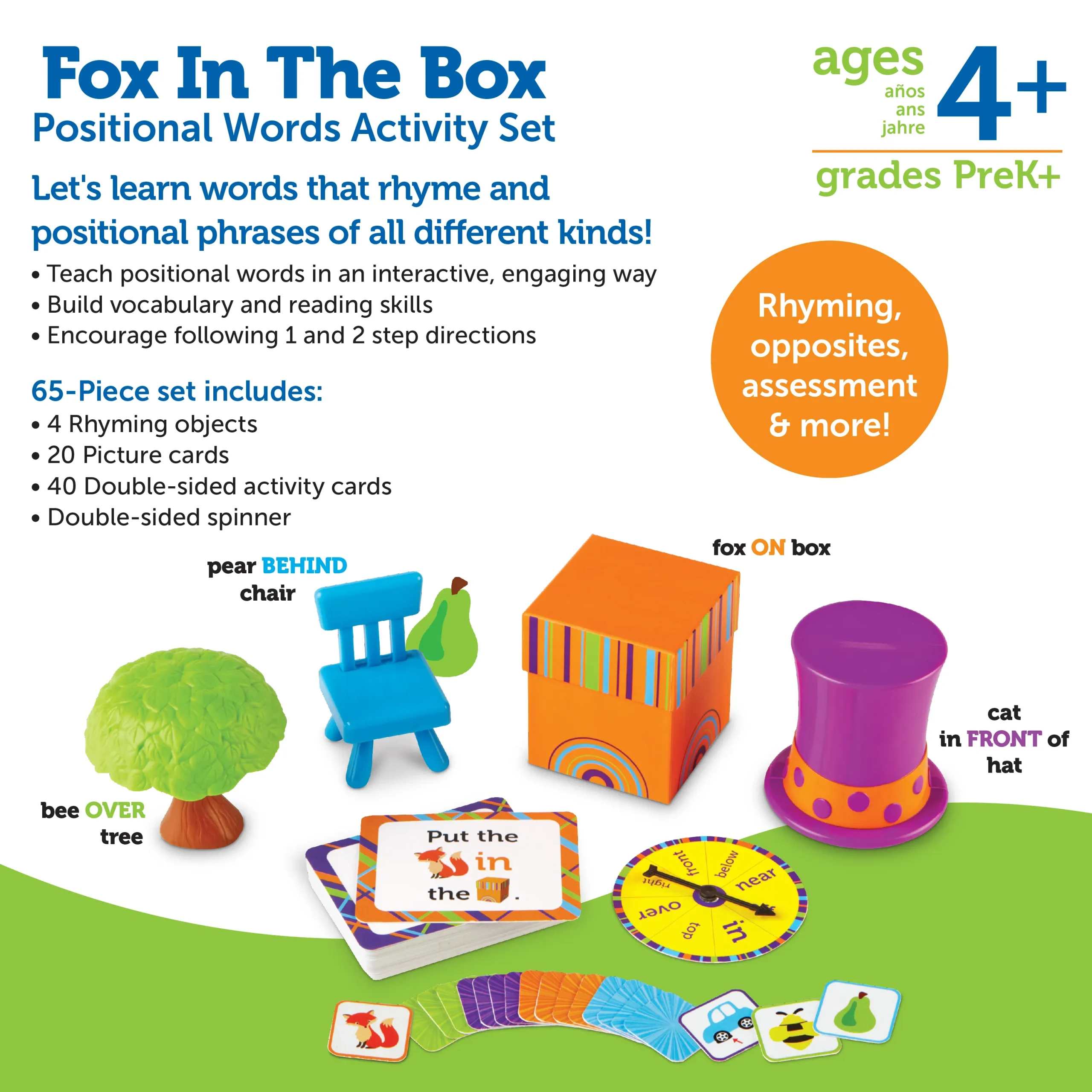Learning Resources Puzzle Fox in the Box Positional Words Activity Set - Image 7