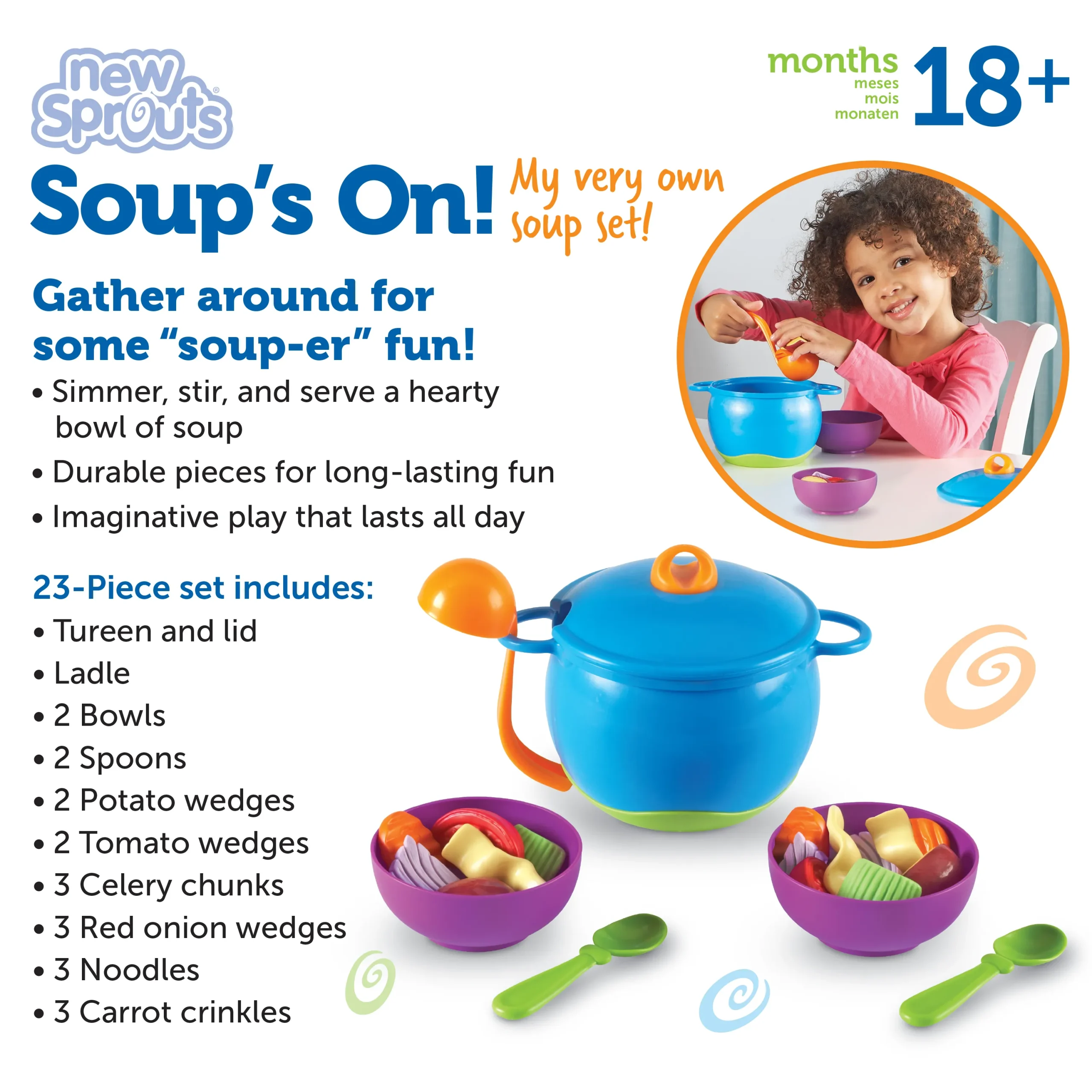 Learning Resources Puzzle New Sprouts® Soup's On! - Image 6
