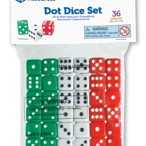 Alternative view of Learning Resources Puzzle Dot Dice, Set of 36