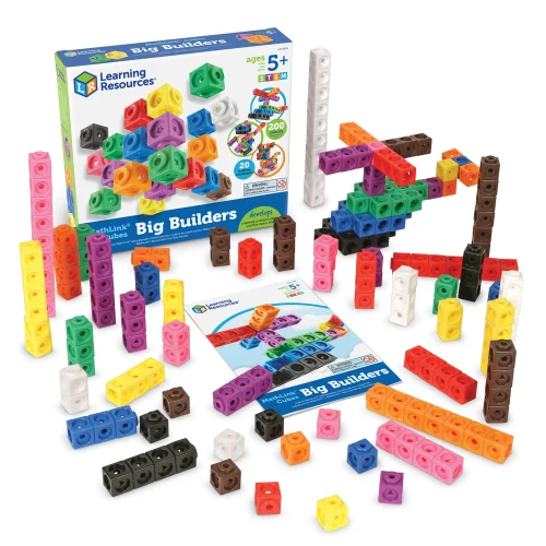 Learning Resources Puzzle MathLink® Cubes Big Builders™
