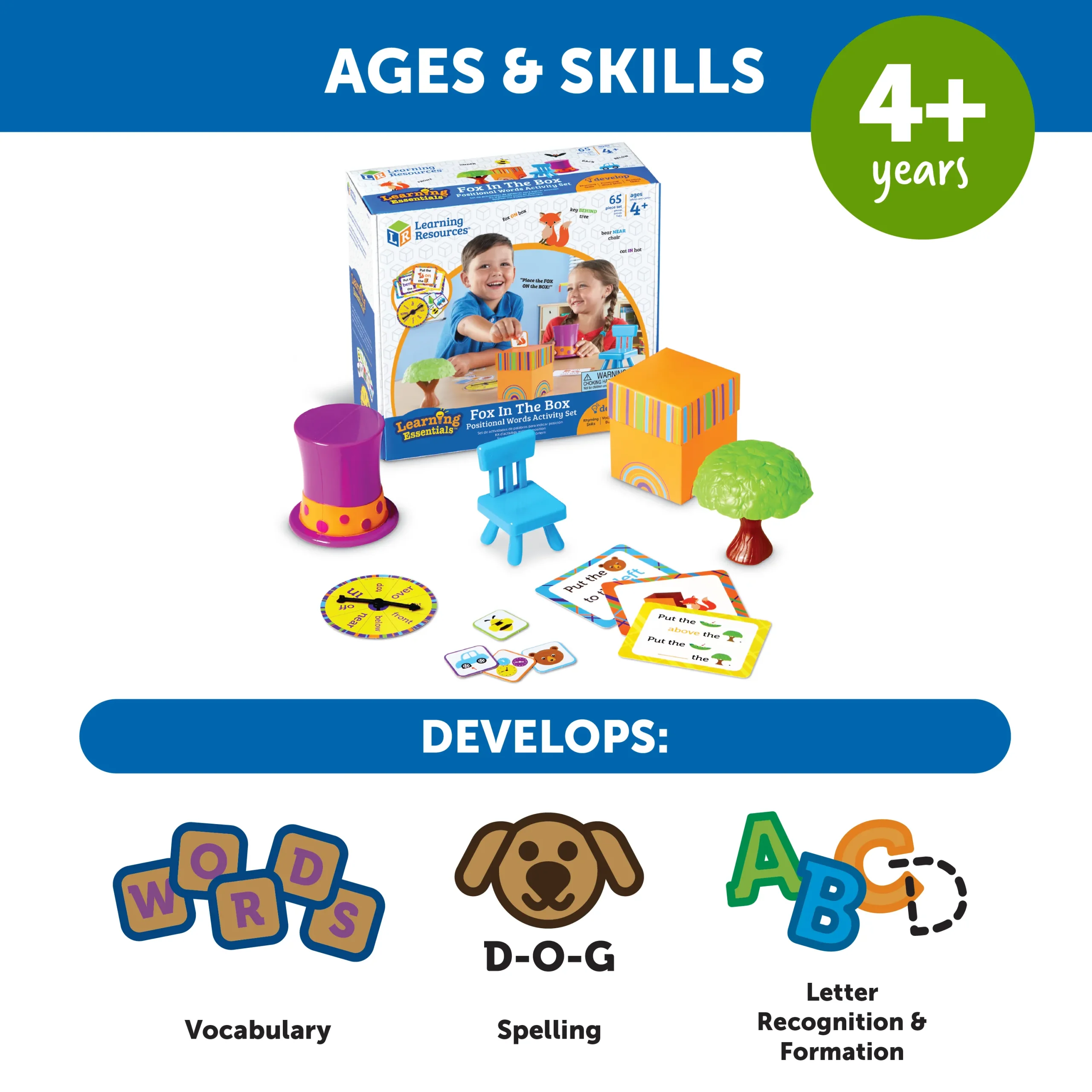 Learning Resources Puzzle Fox in the Box Positional Words Activity Set - Image 8