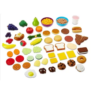 Alternative view of Learning Resources Puzzle Complete Play Food Set