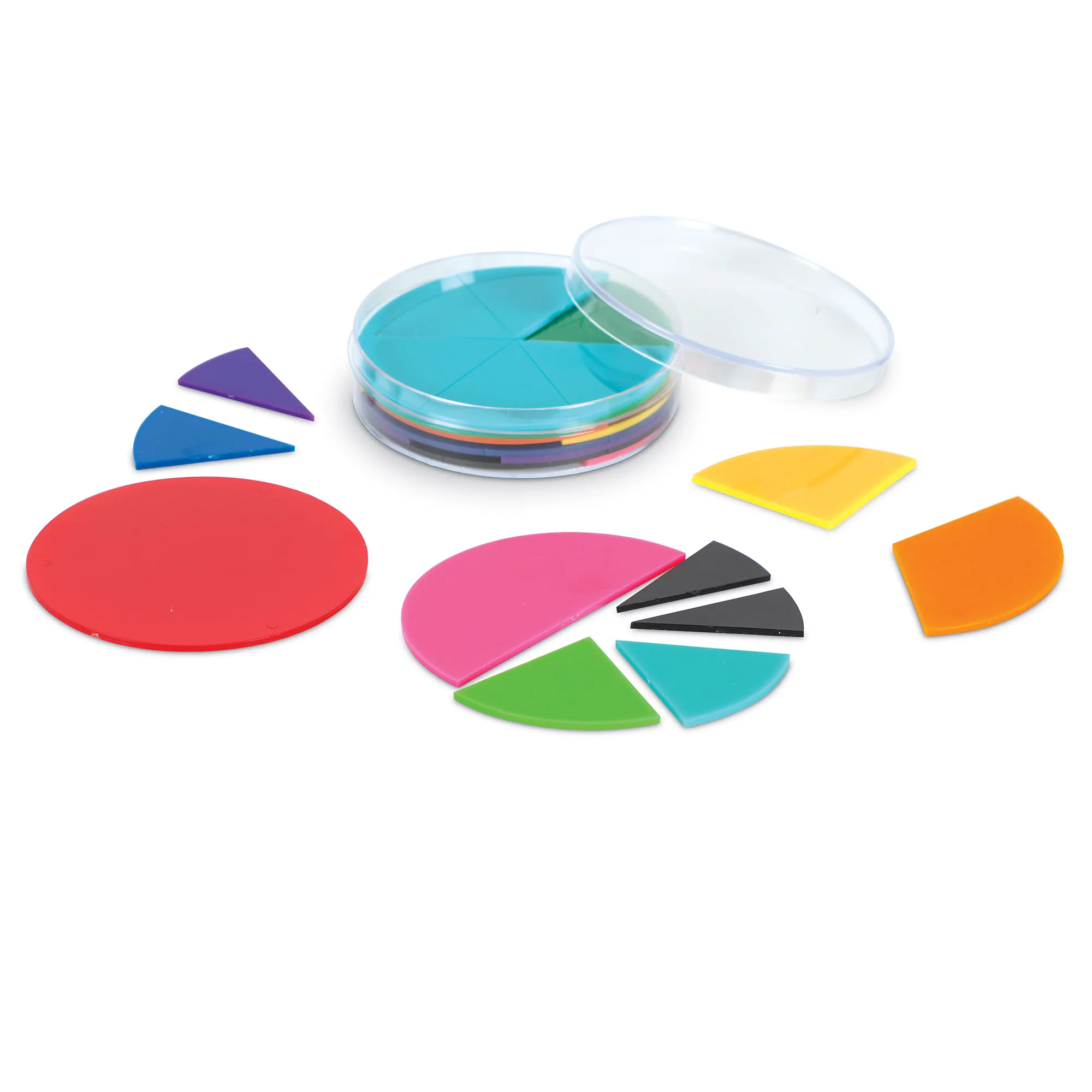 Learning Resources Puzzle Rainbow Fraction® Circles - Image 4