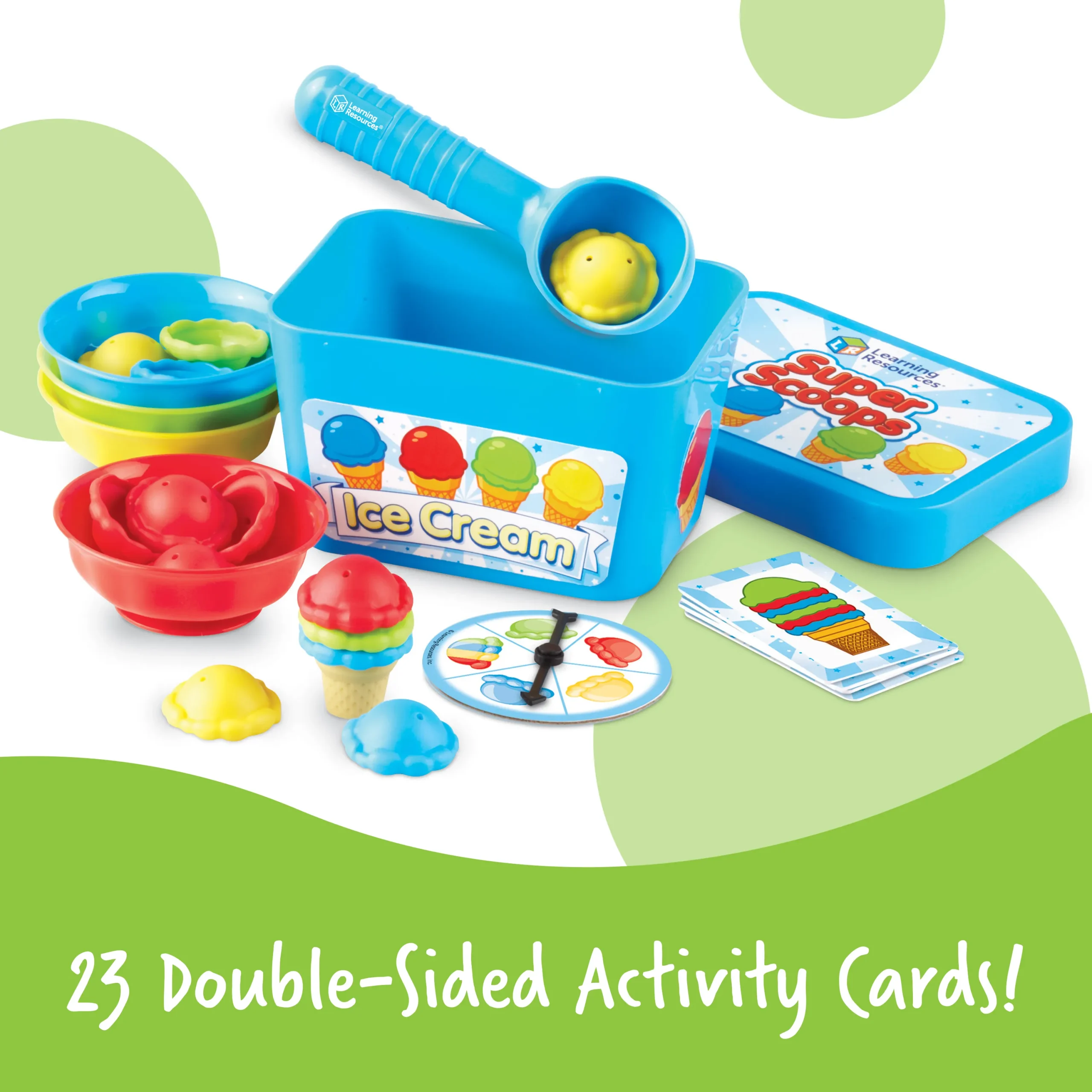 Learning Resources Puzzle Smart Scoops Math Activity Set - Image 5