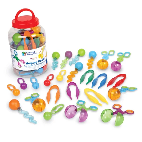 Learning Resources Puzzle Helping Hands™ Fine Motor Tools Classroom Set