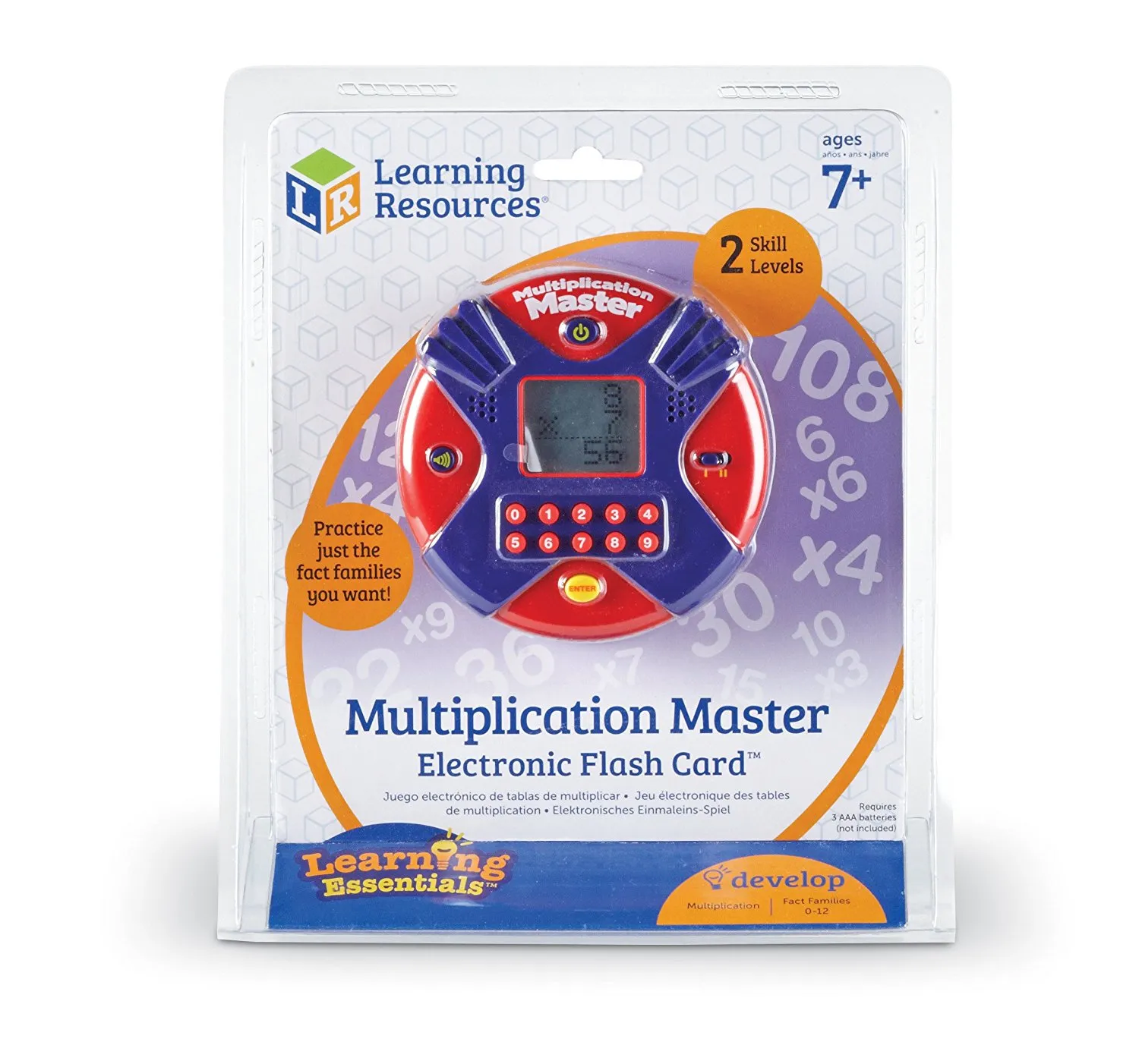 Learning Resources Puzzle Multiplication Master Electronic Flash Card - Image 3