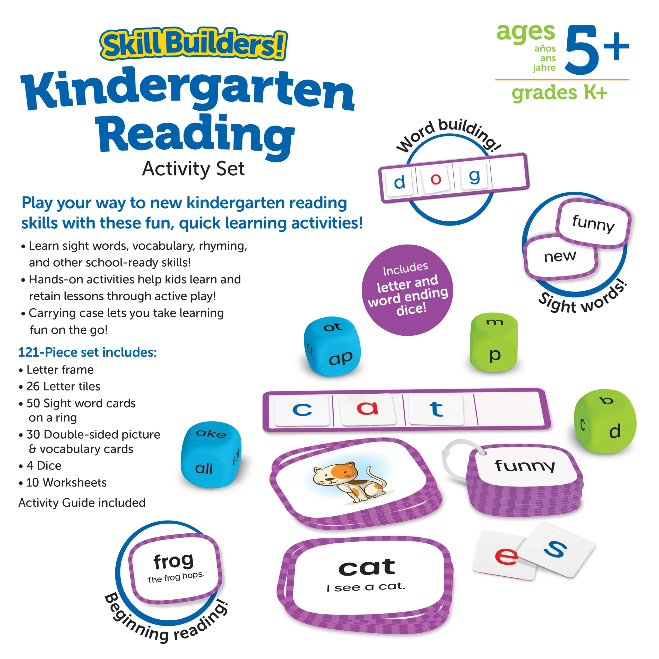 Learning Resources Puzzle Skill Builders! Kindergarten Reading - Image 6