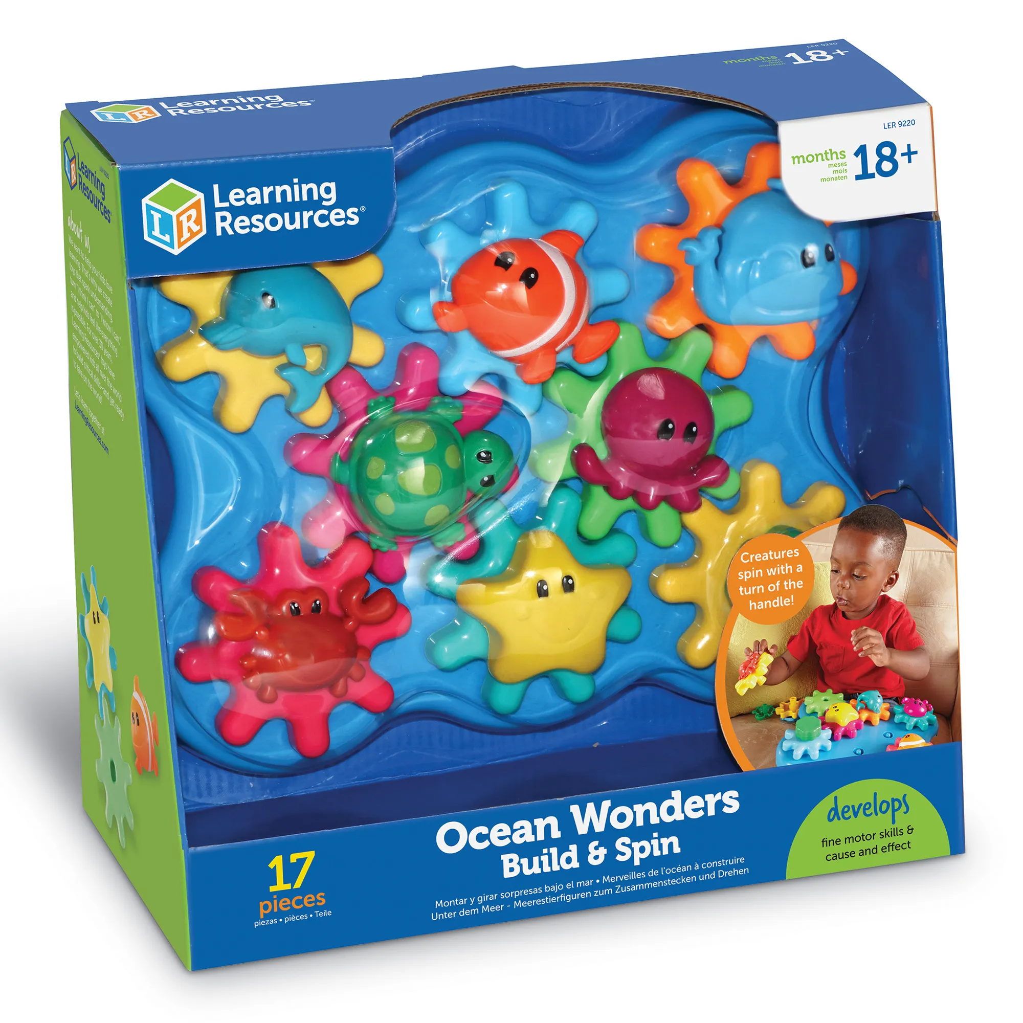 Learning Resources Puzzle Ocean Wonders Build & Spin - Image 8