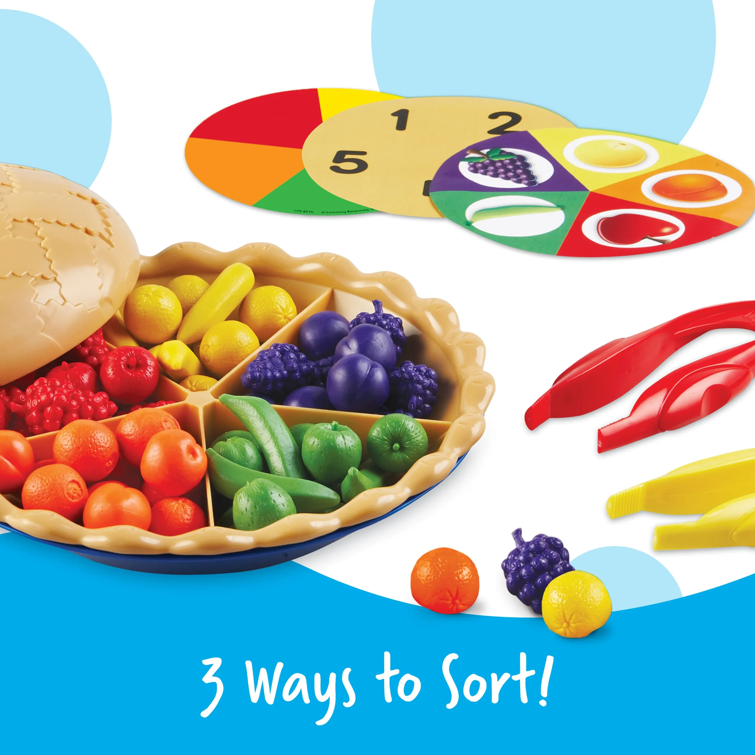 Learning Resources Puzzle Super Sorting Pie - Image 5