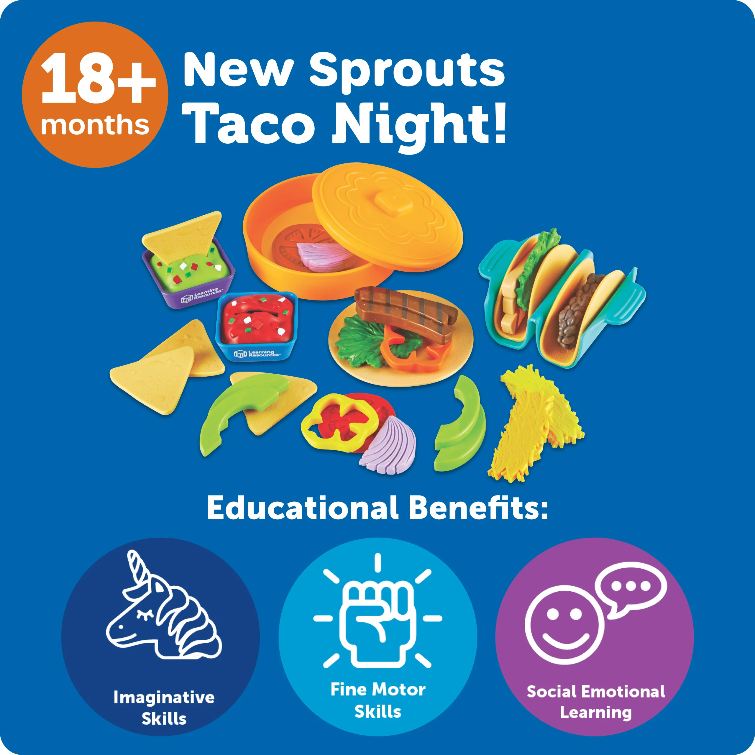 Learning Resources Puzzle New Sprouts® Taco Night! - Image 6