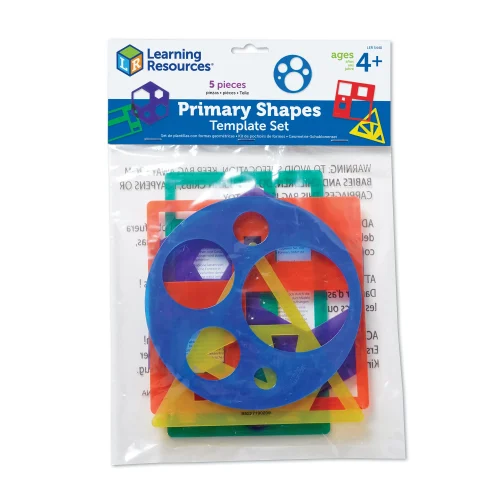 Learning Resources Puzzle Primary Shapes Template Set