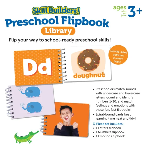 Alternative view of Learning Resources Puzzle Skill Builders! Preschool Flipbook