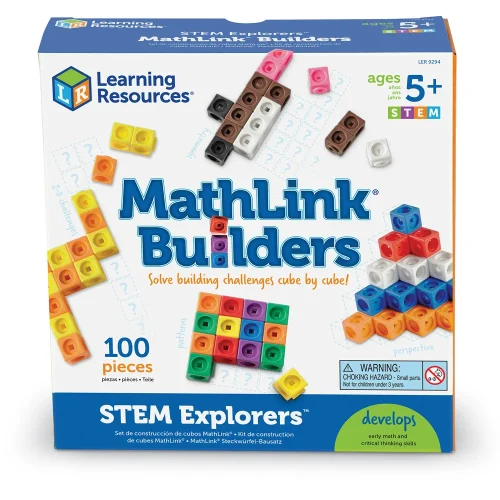 Alternative view of Learning Resources Puzzle STEM Explorers™ MathLink® Builders