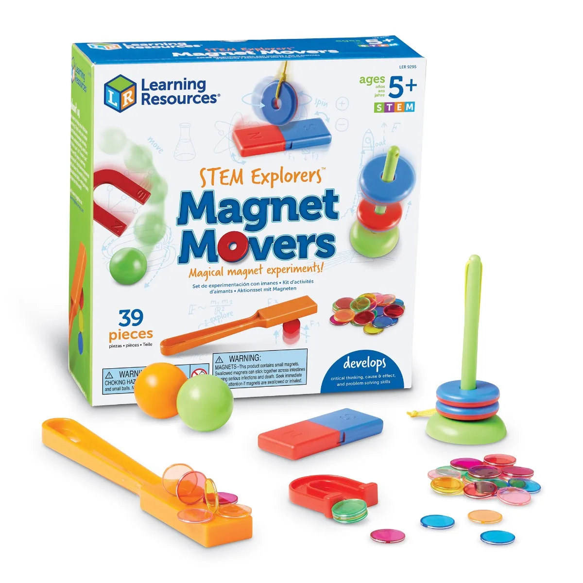 Learning Resources Puzzle STEM Explorers™ Magnet Movers - Image 3