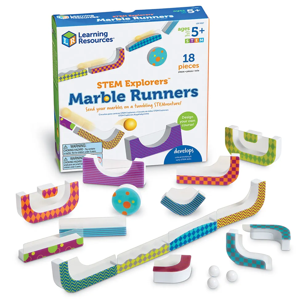 Learning Resources Puzzle STEM Explorers™ Marble Runners - Image 11