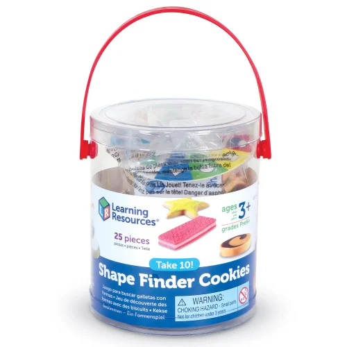 Learning Resources Puzzle Take 10! Shape Finder Cookies