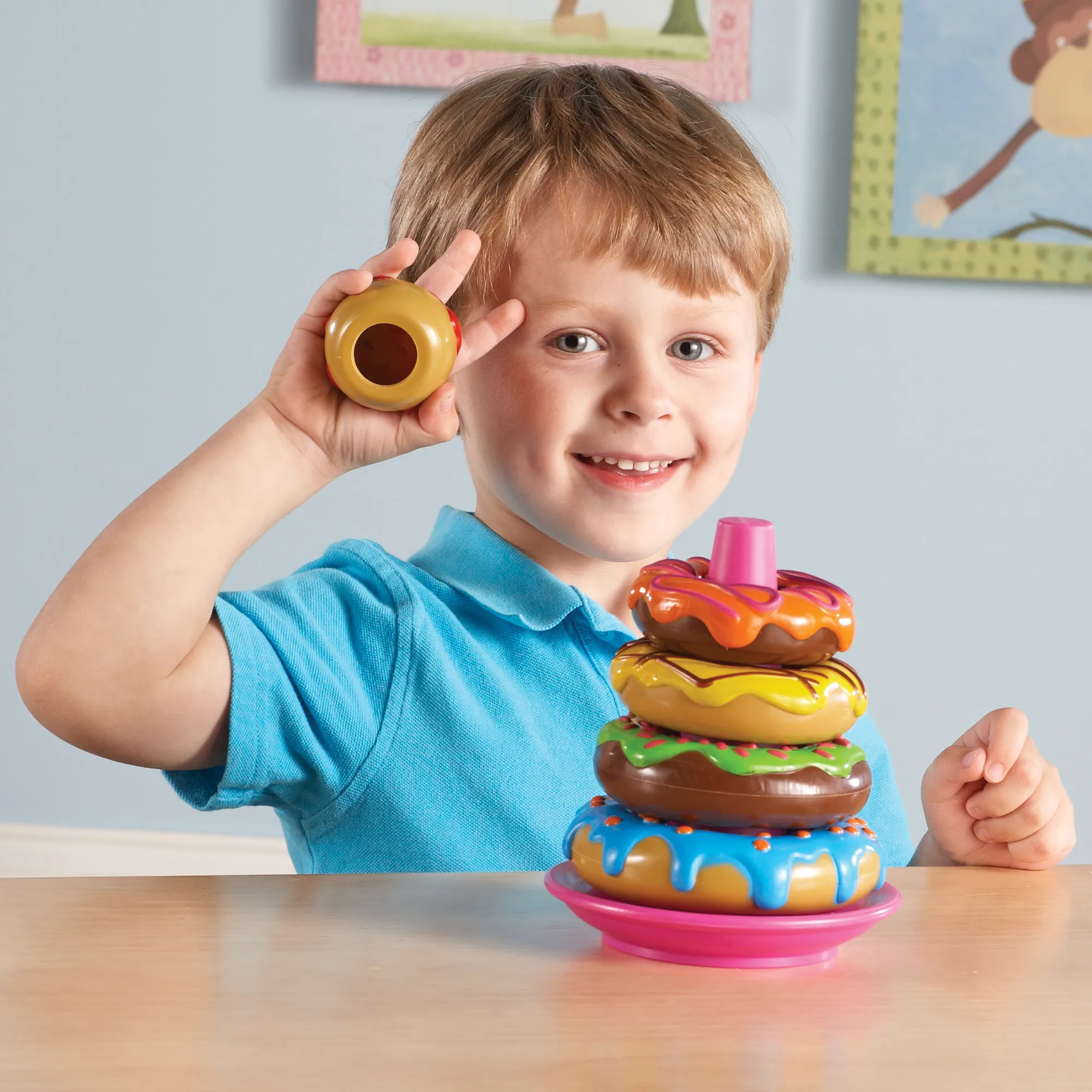 Learning Resources Puzzle Smart Snacks® Stack 'em Up Doughnuts - Image 6
