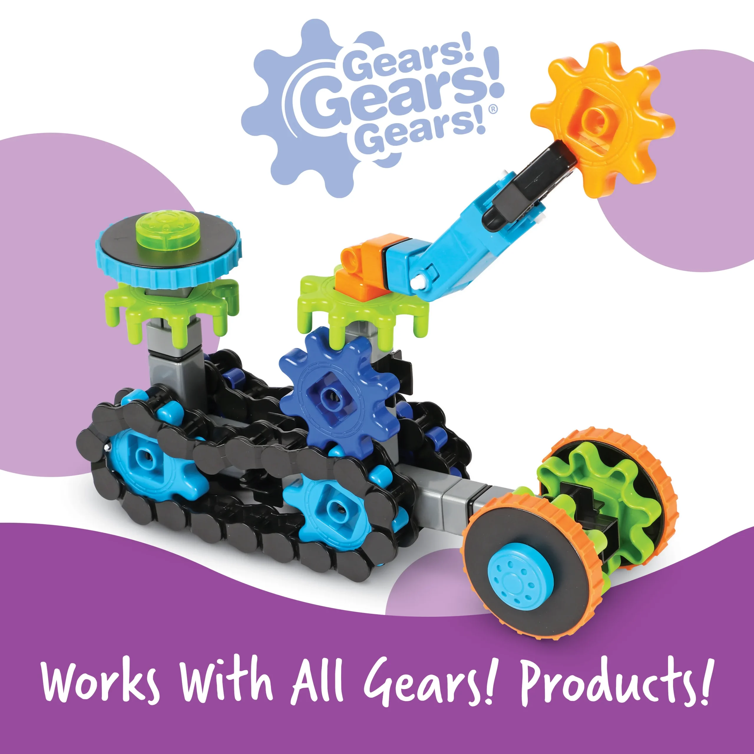 Learning Resources Puzzle Gears! Gears! Gears!® Robots in Motion - Image 6