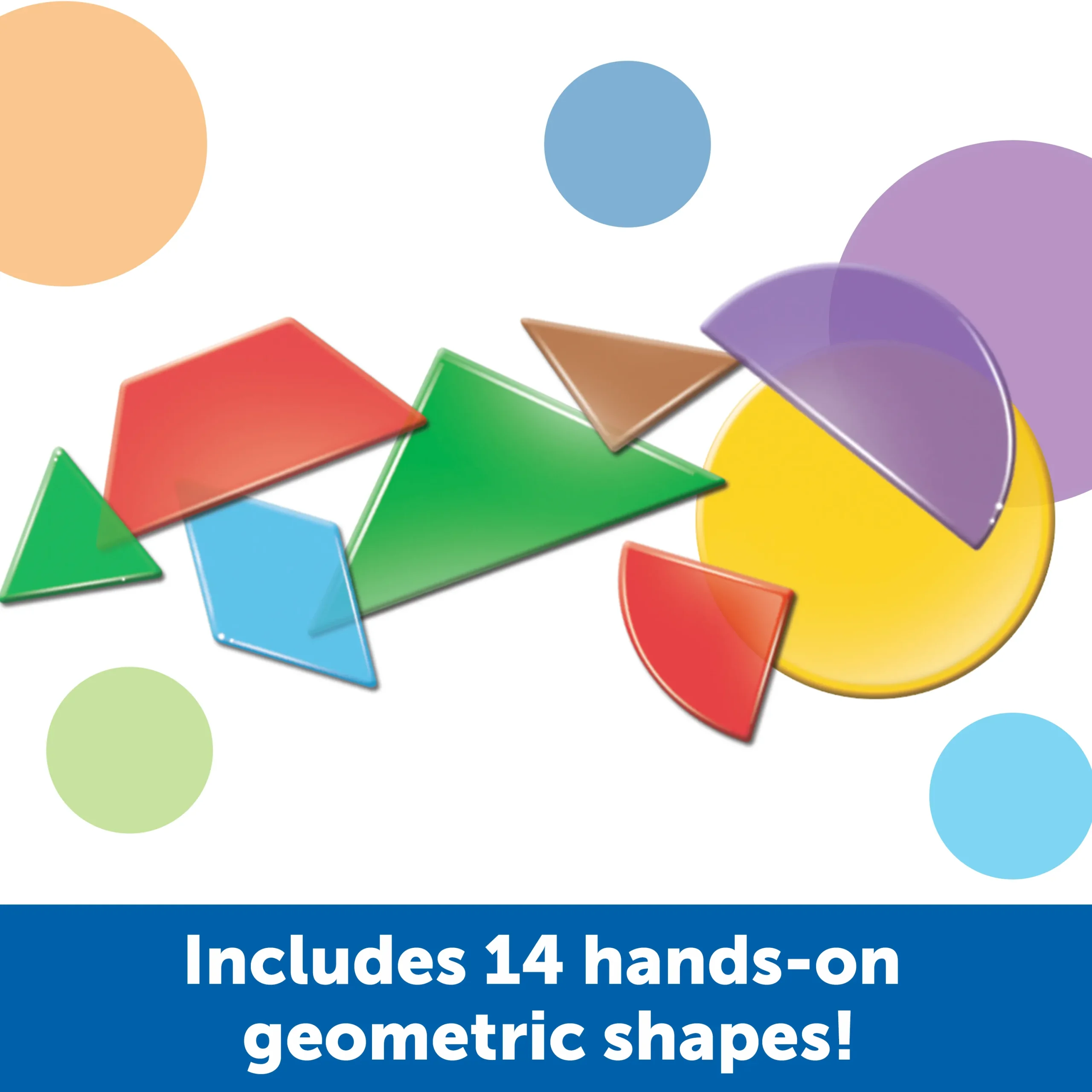 Learning Resources Puzzle Translucent Geometric Shapes - Image 4