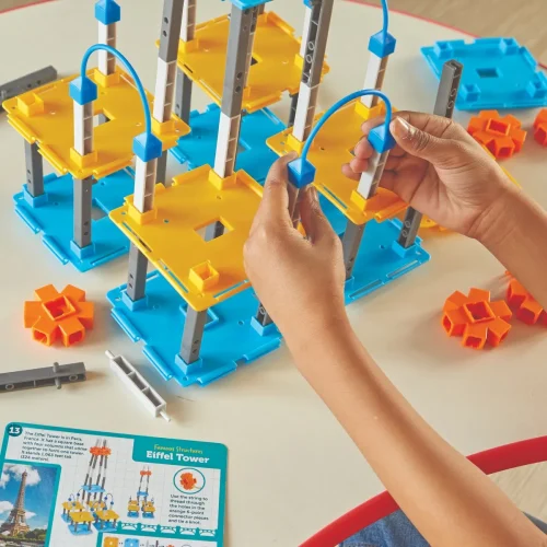 Alternative view of Learning Resources Puzzle STEM Explorers™ Bridge Builders Classroom Set