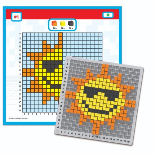 Alternative view of Learning Resources Puzzle STEM Explorers™ Pixel Art Pro