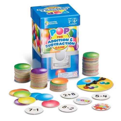 Learning Resources Puzzle POP for Addition and Subtraction™ Game