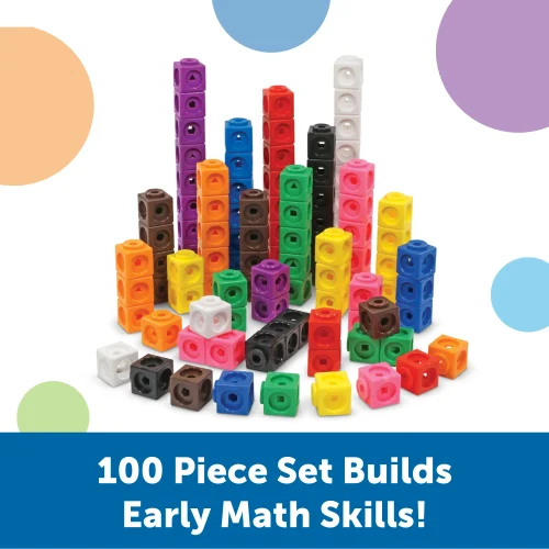Alternative view of Learning Resources Puzzle MathLink® Cubes, Set of 100