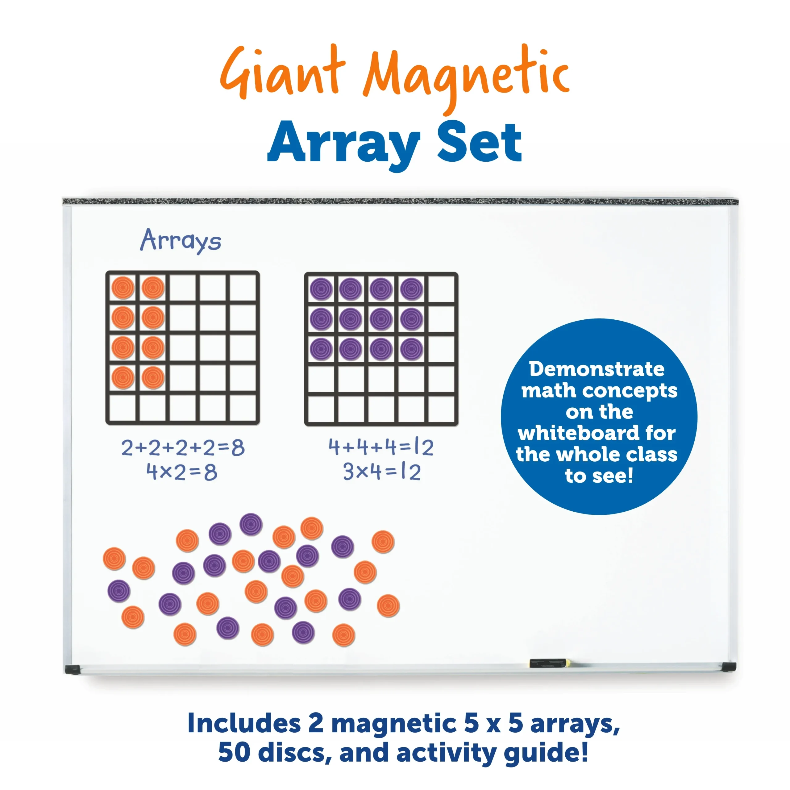 Learning Resources Puzzle Giant Magnetic Array Set - Image 2