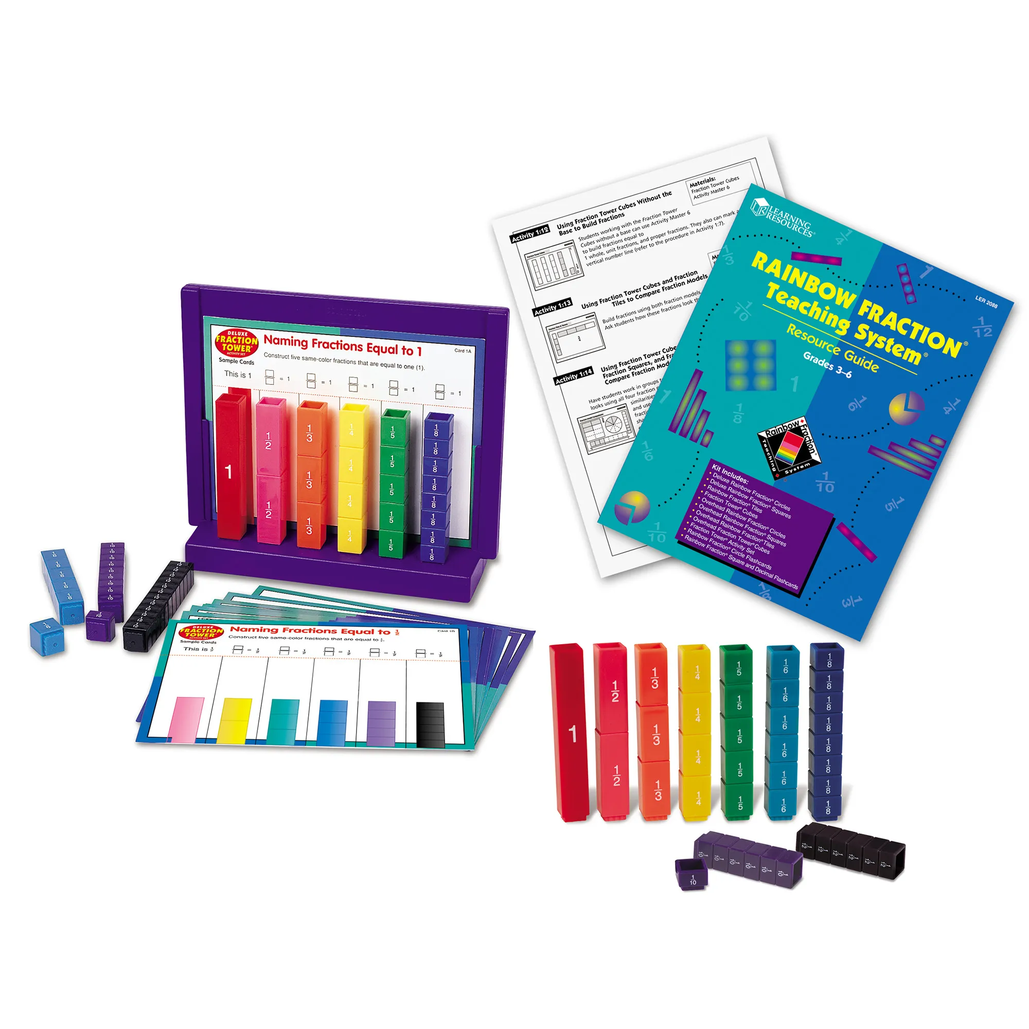 Learning Resources Puzzle Rainbow Fraction® Teaching System Kit - Image 4