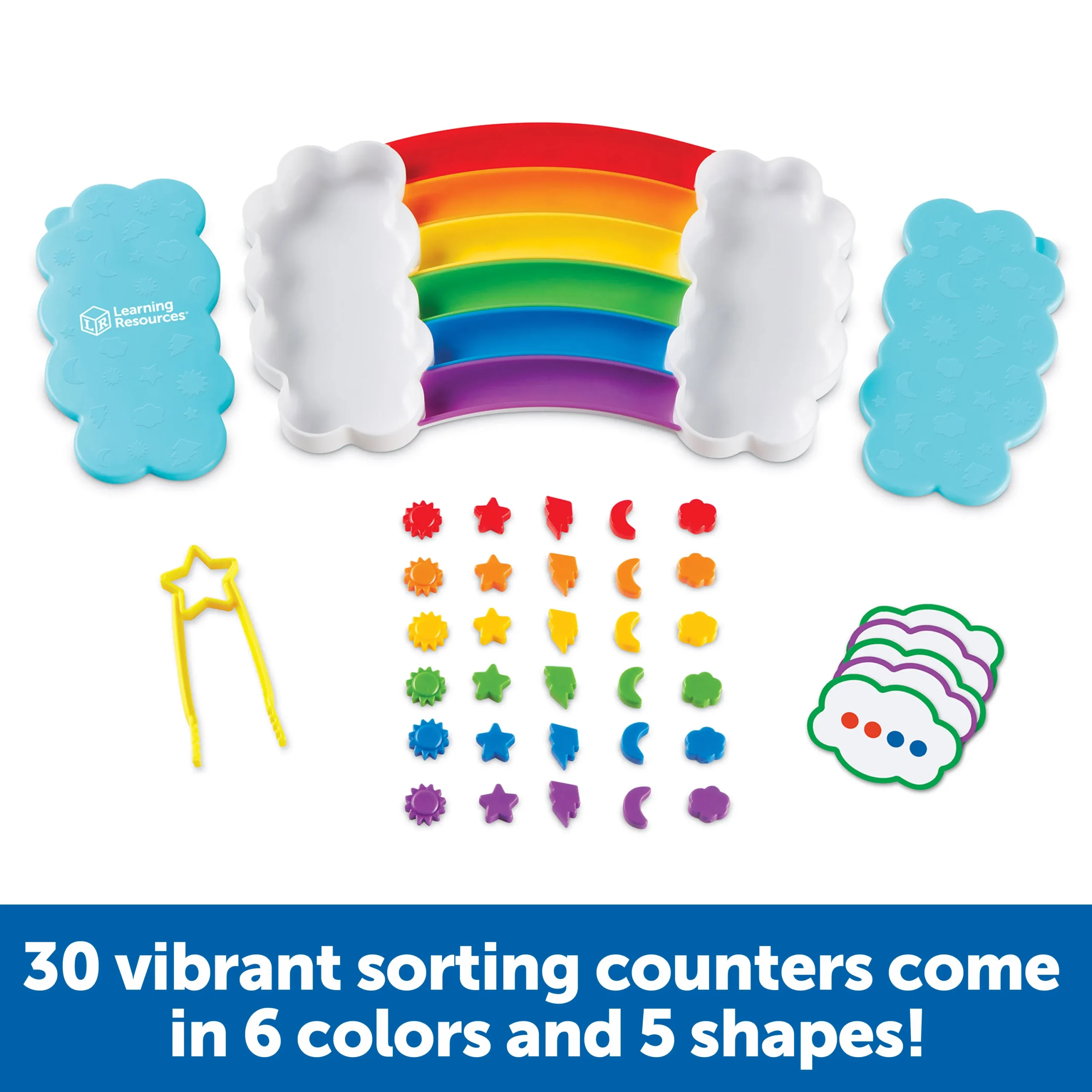 Learning Resources Puzzle Rainbow Sorting Activity Set - Image 5