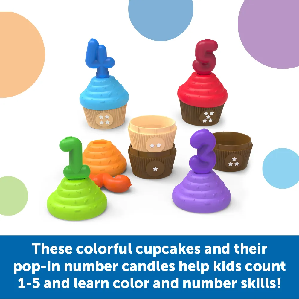 Learning Resources Puzzle Snap-n-Learn™ Counting Cupcakes - Image 3