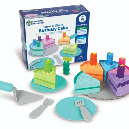 Alternative view of Learning Resources Puzzle New Sprouts® Serve & Share Birthday Cake