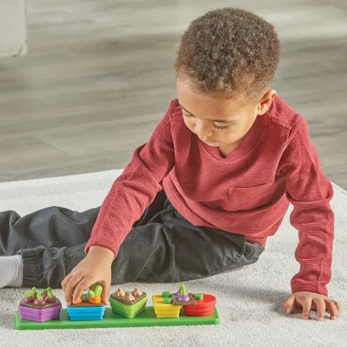 Alternative view of Learning Resources Puzzle Stacking Shapes Garden