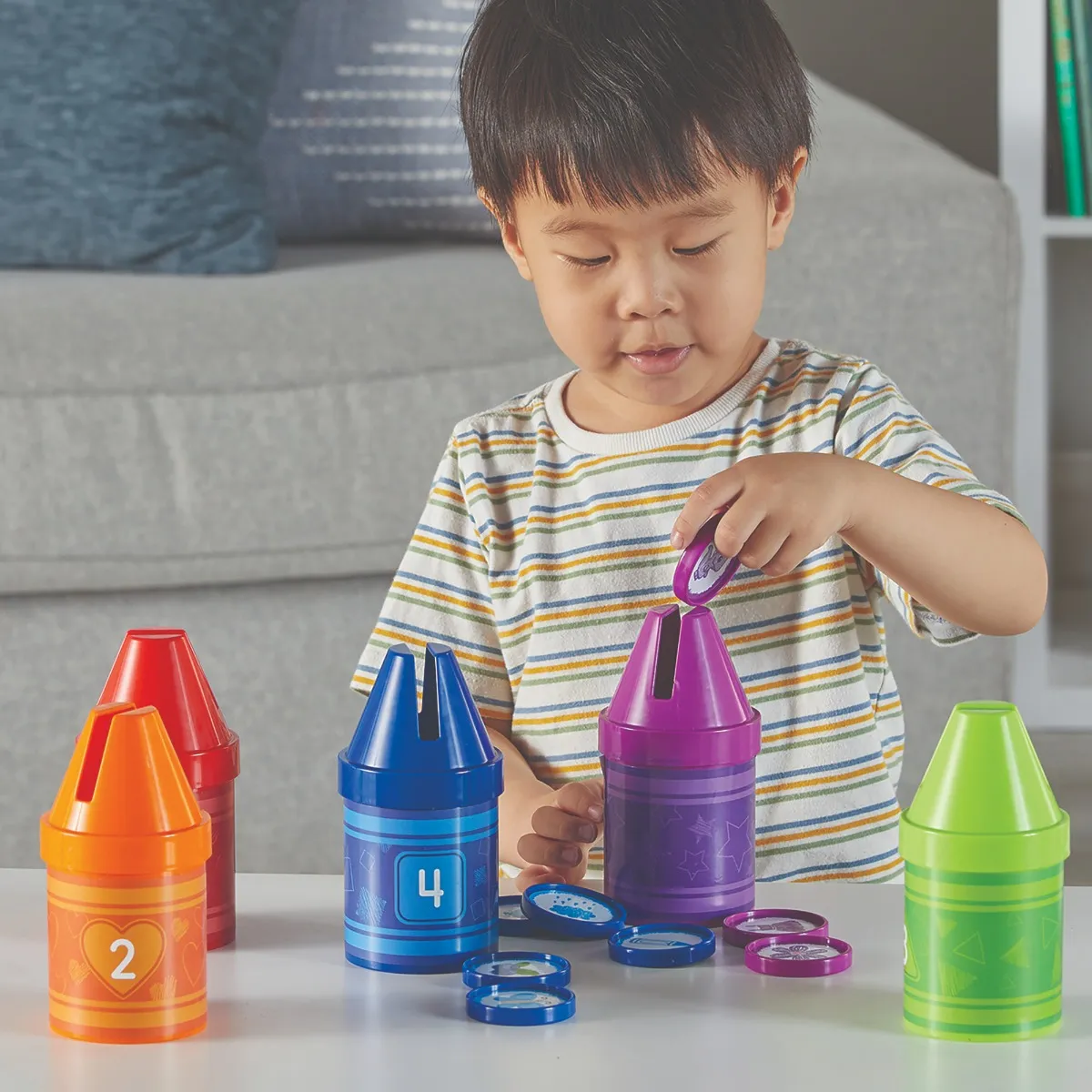 Learning Resources Puzzle Counting Crayons - Image 3