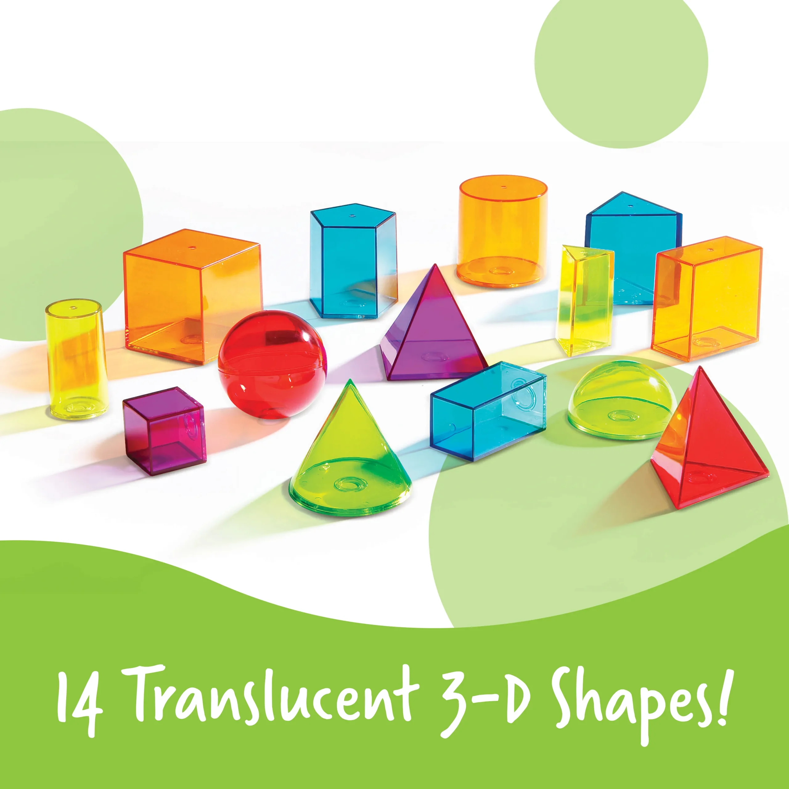 Learning Resources Puzzle View-Thru® Geometric Solids - Image 3