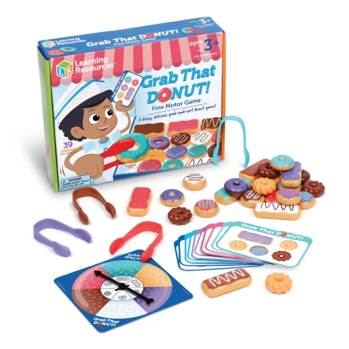 Learning Resources Puzzle Grab That Donut Fine Motor Game