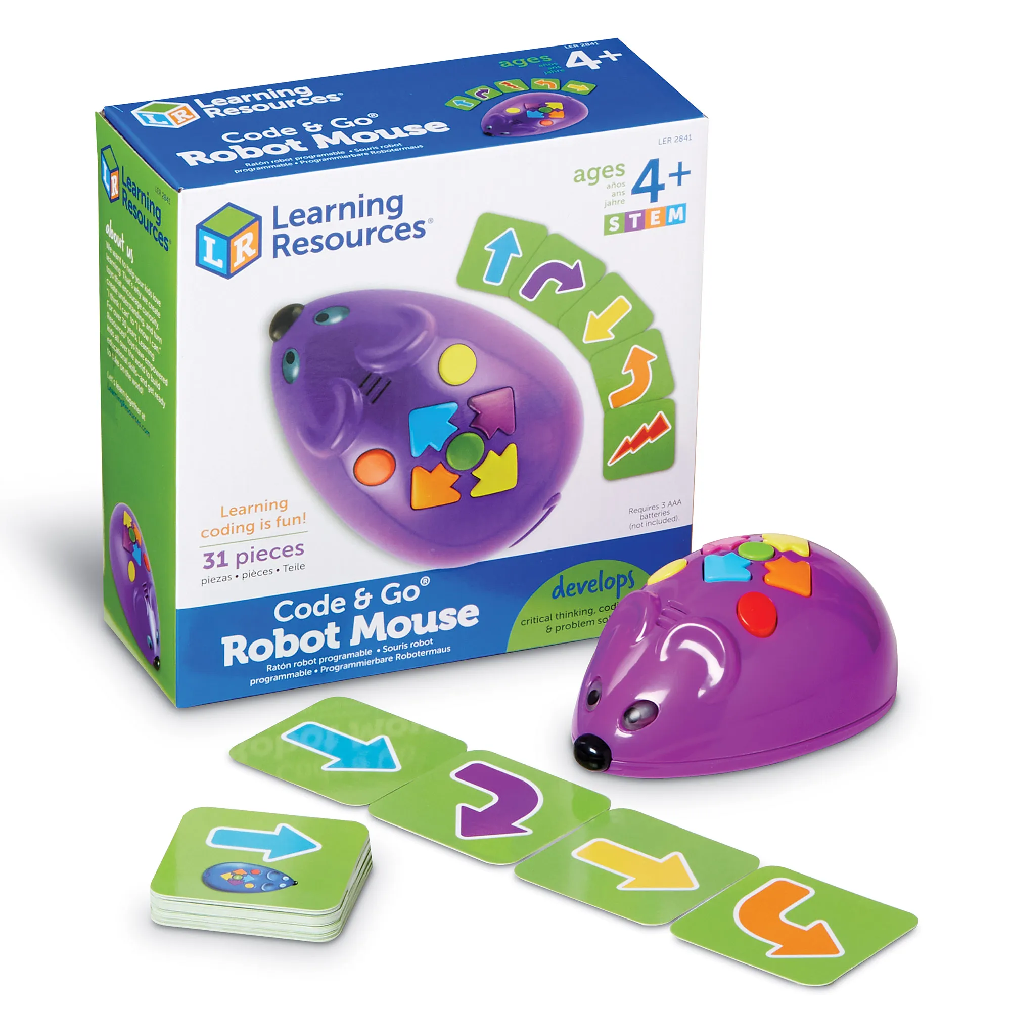 Learning Resources Puzzle Code & Go® Robot Mouse Classroom Set - Image 7