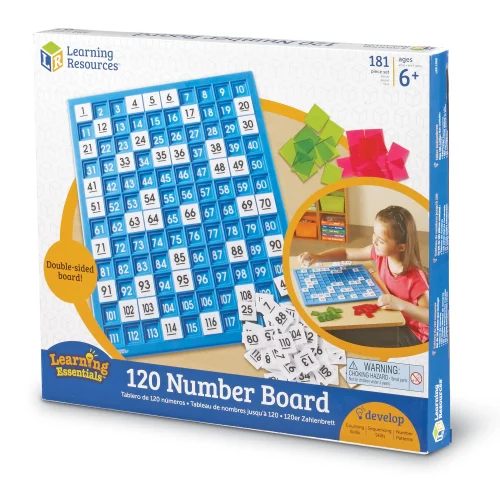 Alternative view of Learning Resources Puzzle 120 Number Board
