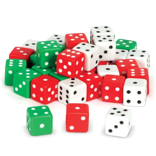 Learning Resources Puzzle Dot Dice, Set of 36