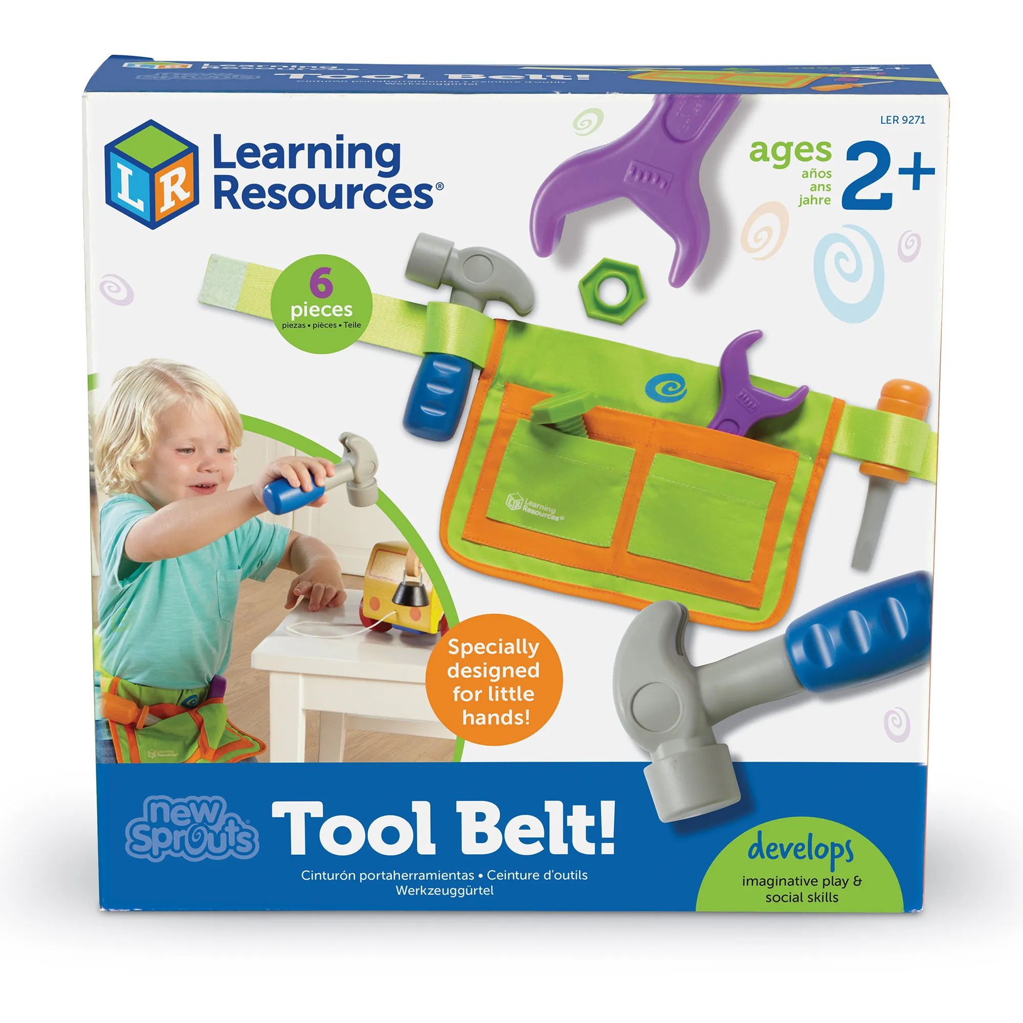 Learning Resources Puzzle New Sprouts® Tool Belt - Image 7