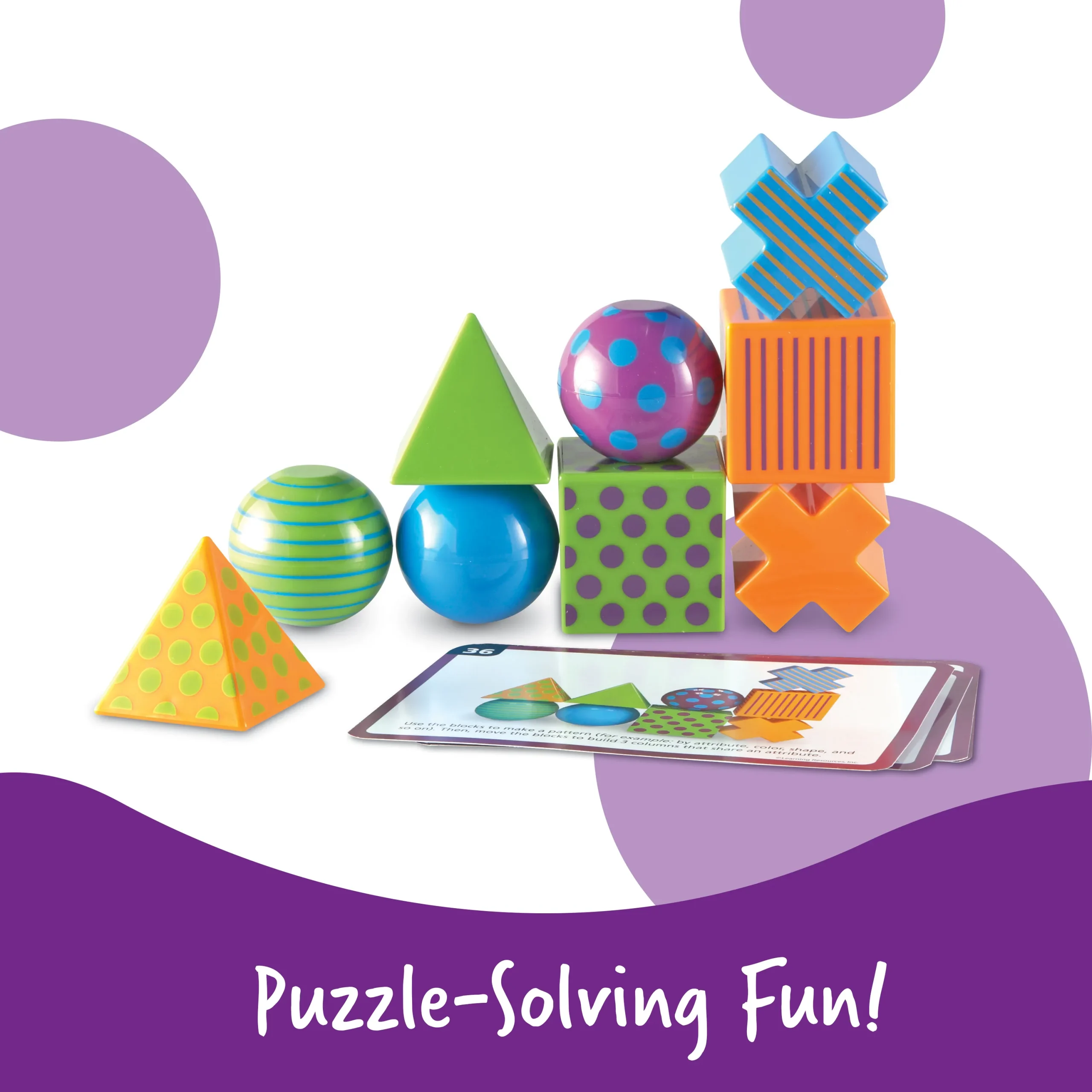 Learning Resources Puzzle Mental Blox Critical Thinking Game - Image 3