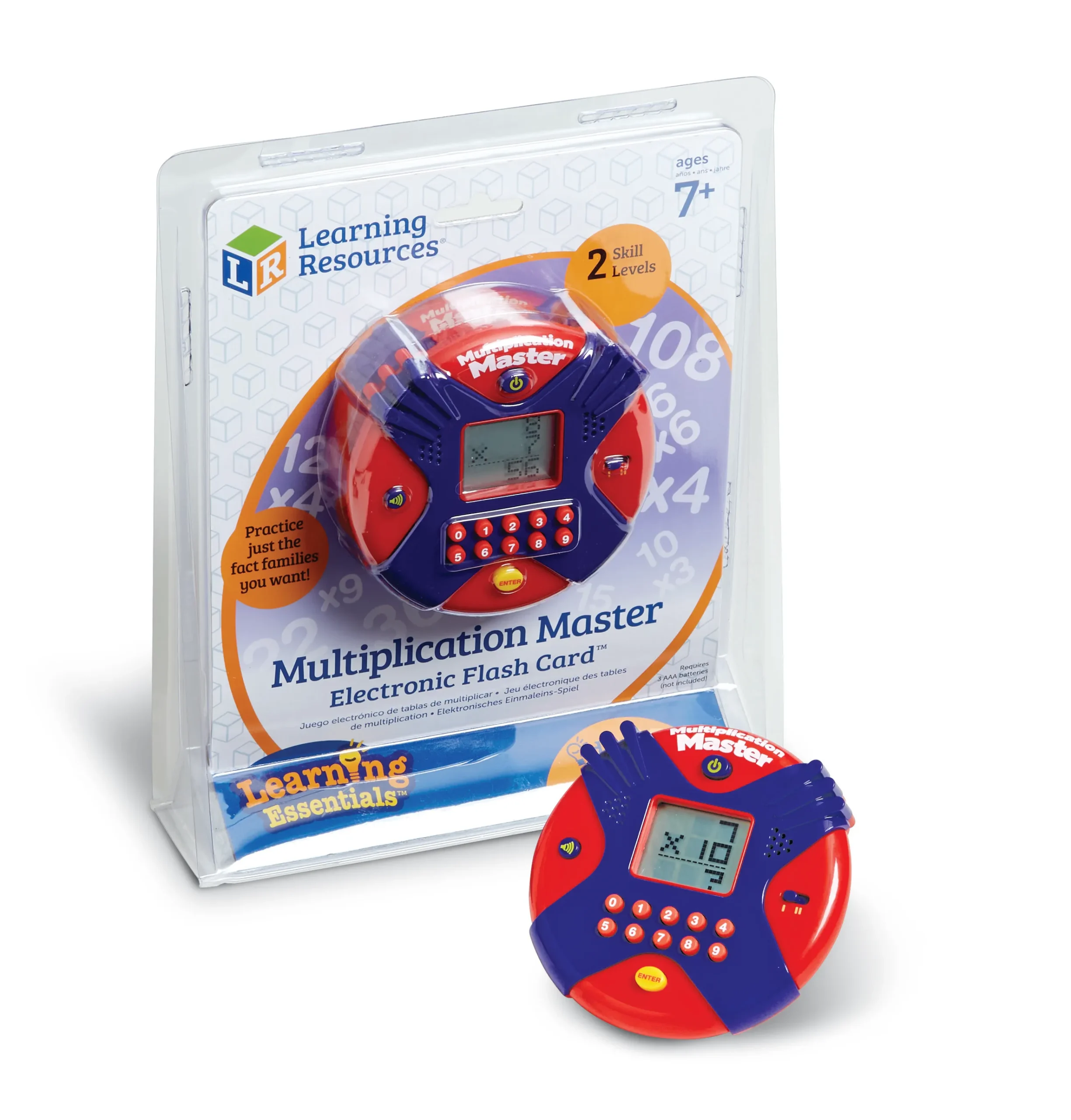 Learning Resources Puzzle Multiplication Master Electronic Flash Card - Image 4
