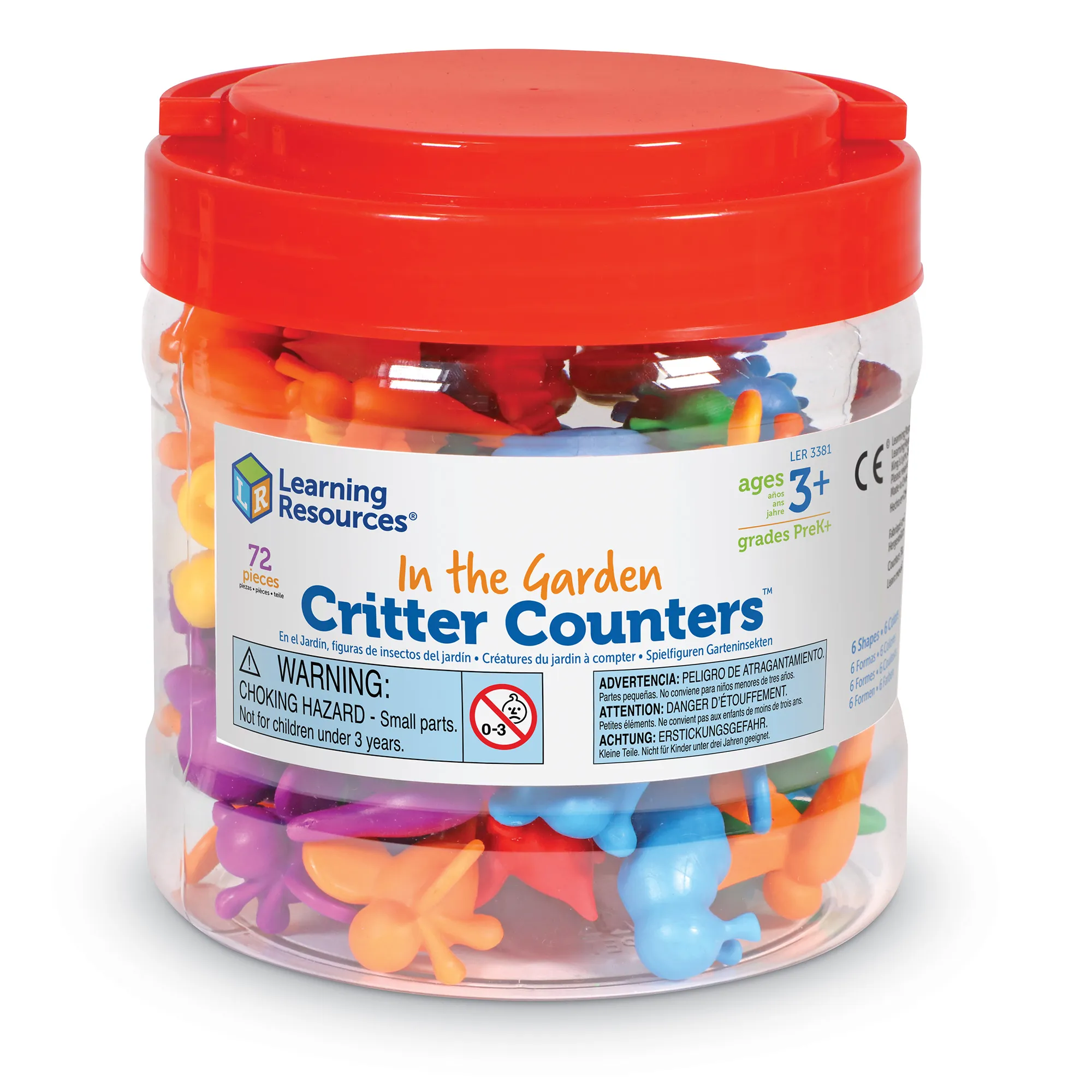 Learning Resources Puzzle In the Garden Critter Counters - Image 3